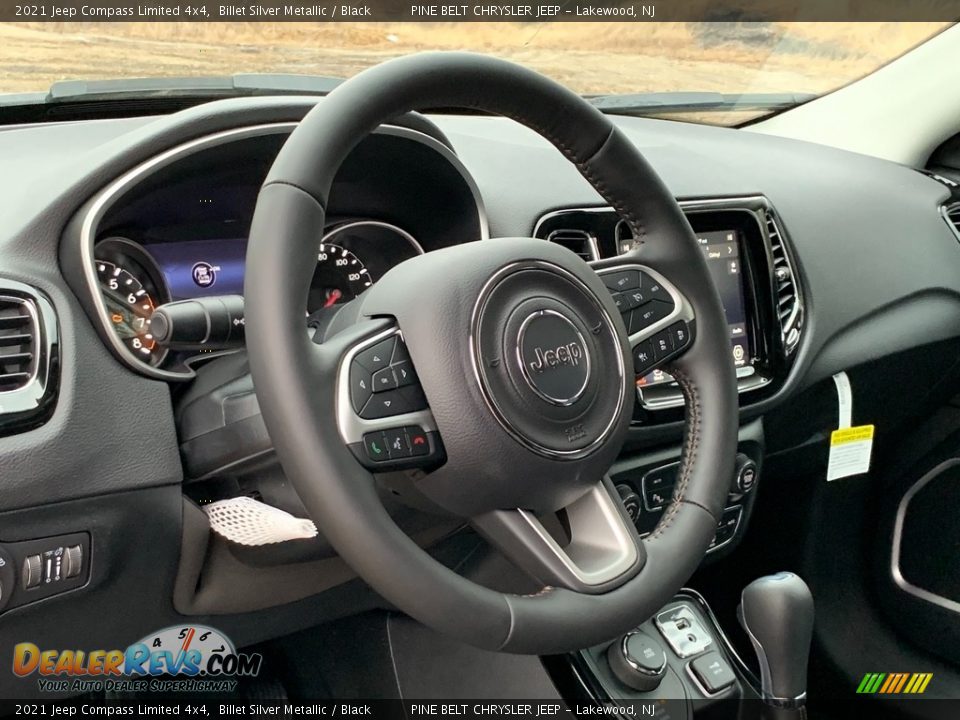 2021 Jeep Compass Limited 4x4 Billet Silver Metallic / Black Photo #12