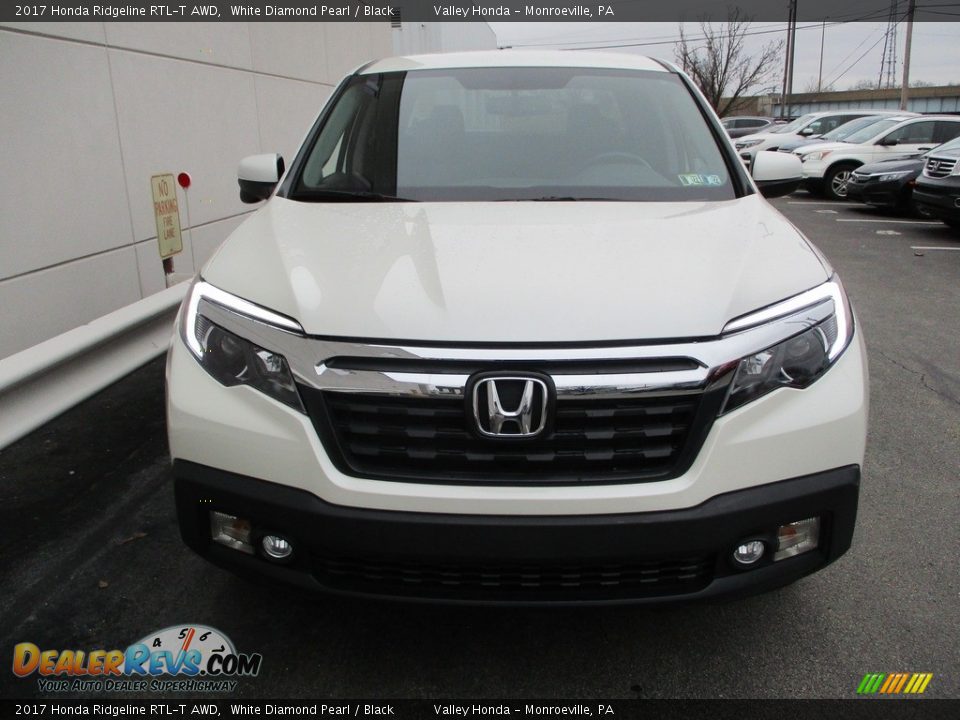 2017 Honda Ridgeline RTL-T AWD White Diamond Pearl / Black Photo #9