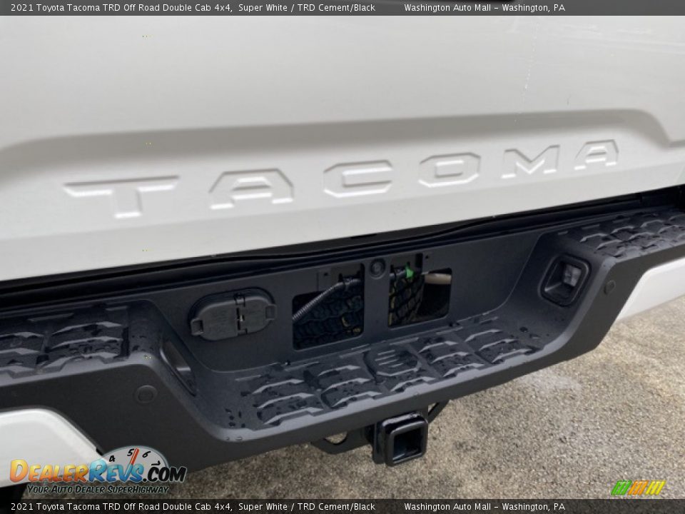 2021 Toyota Tacoma TRD Off Road Double Cab 4x4 Super White / TRD Cement/Black Photo #22