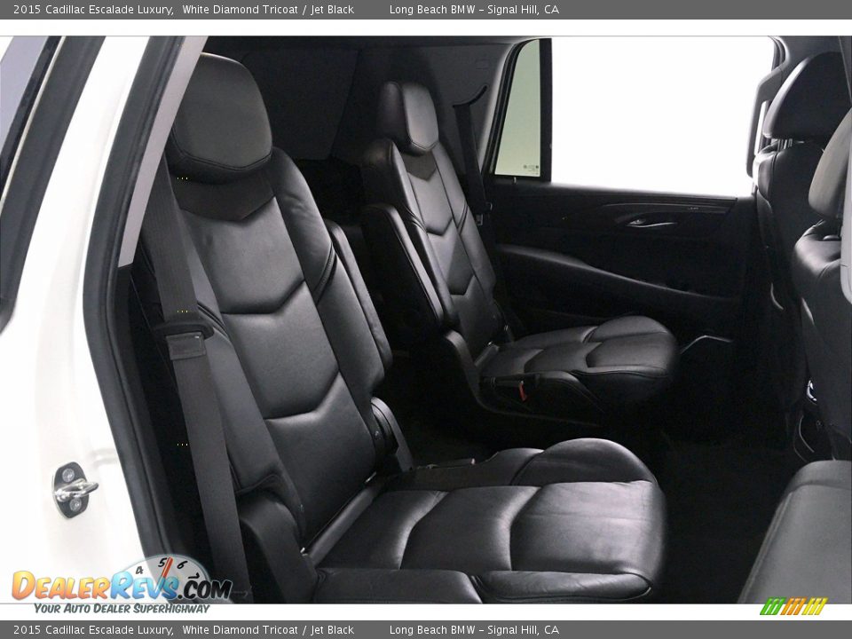 2015 Cadillac Escalade Luxury White Diamond Tricoat / Jet Black Photo #29