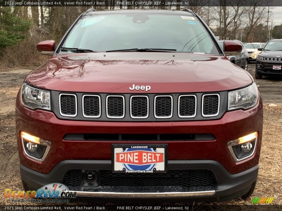 2021 Jeep Compass Limited 4x4 Velvet Red Pearl / Black Photo #3