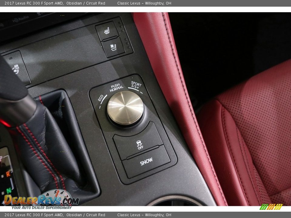 Controls of 2017 Lexus RC 300 F Sport AWD Photo #20