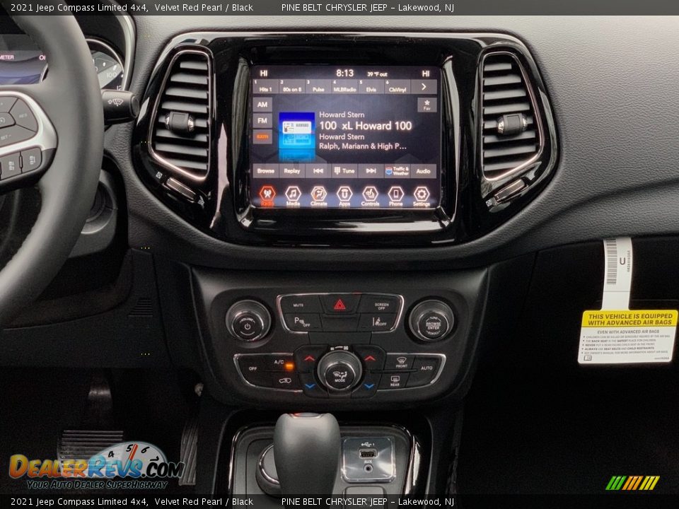 2021 Jeep Compass Limited 4x4 Velvet Red Pearl / Black Photo #10