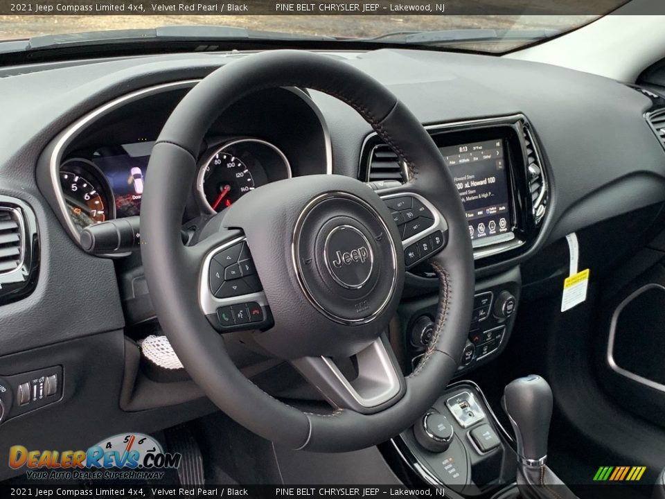 2021 Jeep Compass Limited 4x4 Velvet Red Pearl / Black Photo #12