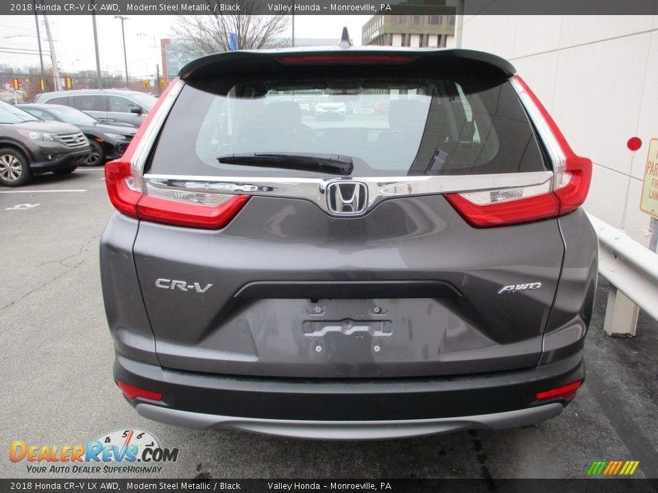 2018 Honda CR-V LX AWD Modern Steel Metallic / Black Photo #4