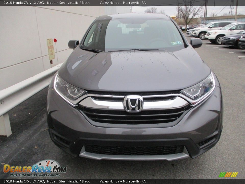 2018 Honda CR-V LX AWD Modern Steel Metallic / Black Photo #8