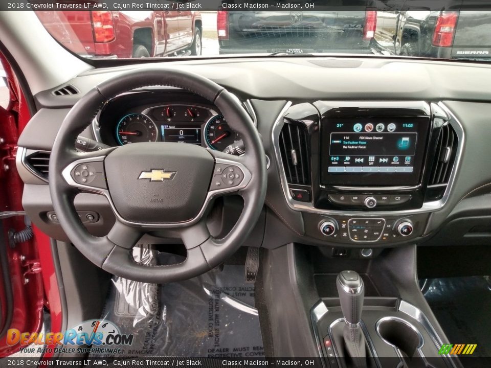2018 Chevrolet Traverse LT AWD Cajun Red Tintcoat / Jet Black Photo #3