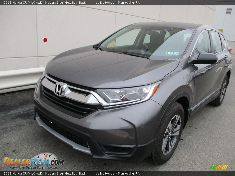 2018 Honda CR-V LX AWD Modern Steel Metallic / Black Photo #9