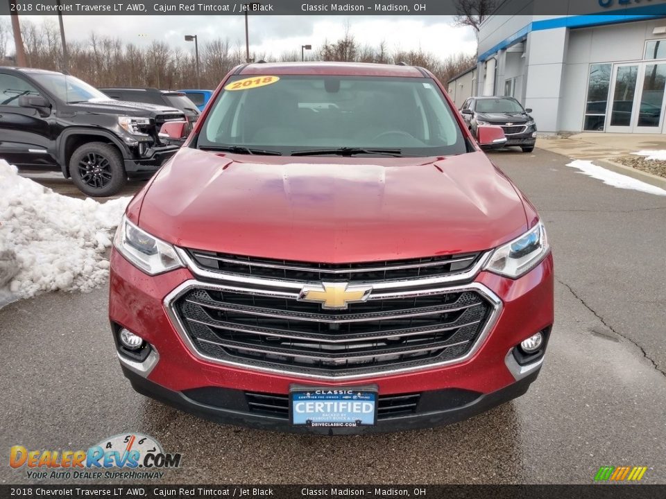 2018 Chevrolet Traverse LT AWD Cajun Red Tintcoat / Jet Black Photo #4