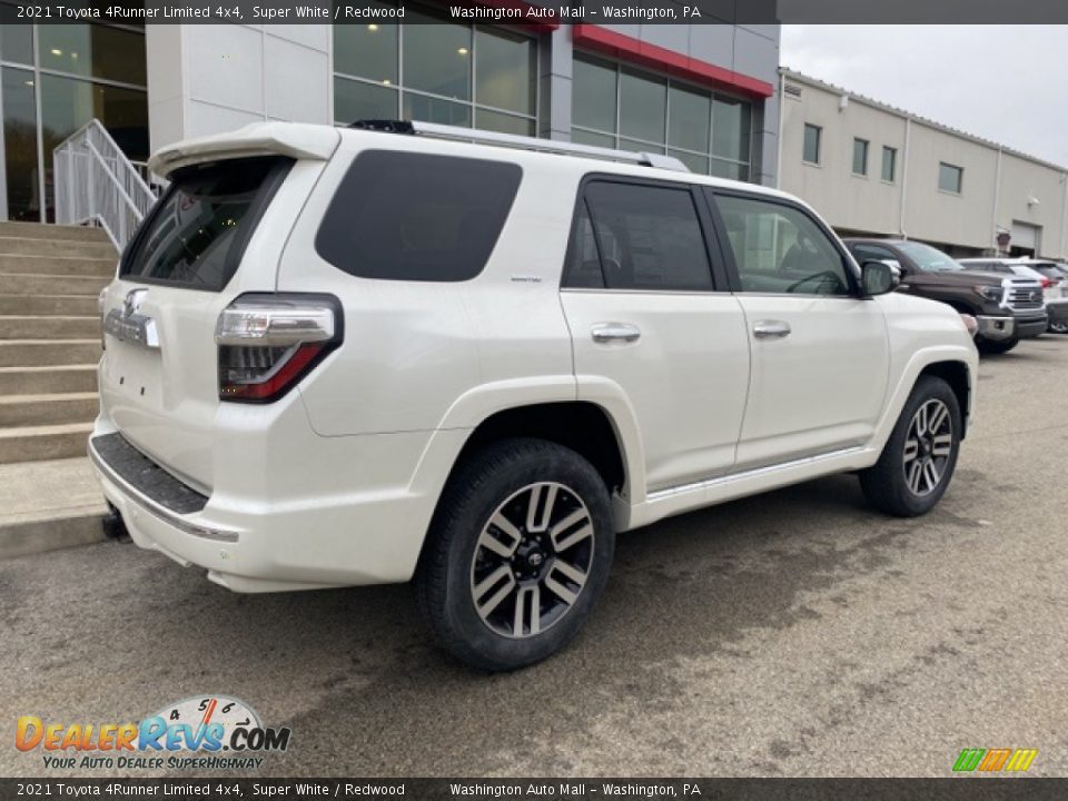 2021 Toyota 4Runner Limited 4x4 Super White / Redwood Photo #14