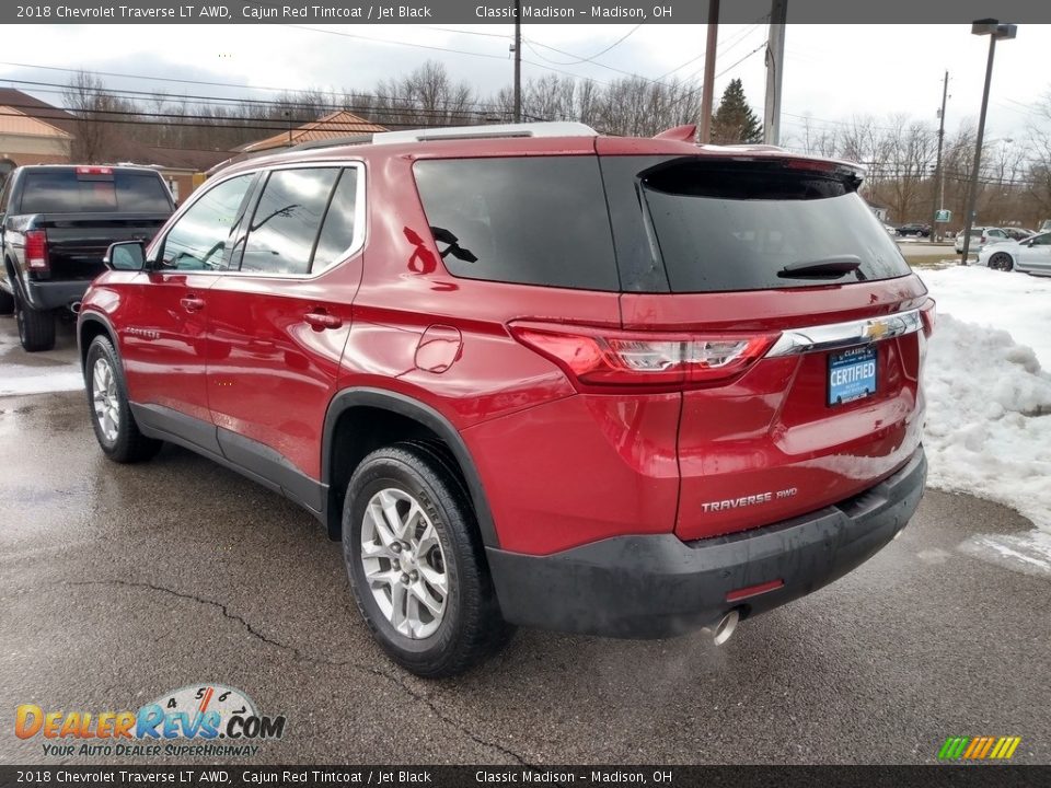 2018 Chevrolet Traverse LT AWD Cajun Red Tintcoat / Jet Black Photo #6