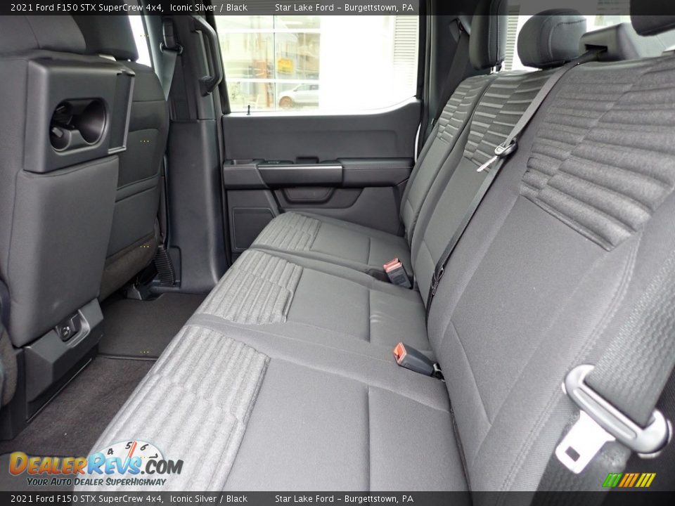 Rear Seat of 2021 Ford F150 STX SuperCrew 4x4 Photo #10