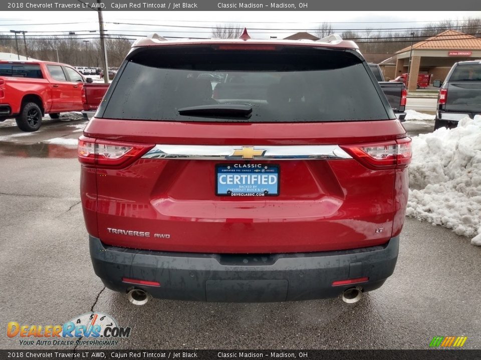 2018 Chevrolet Traverse LT AWD Cajun Red Tintcoat / Jet Black Photo #7