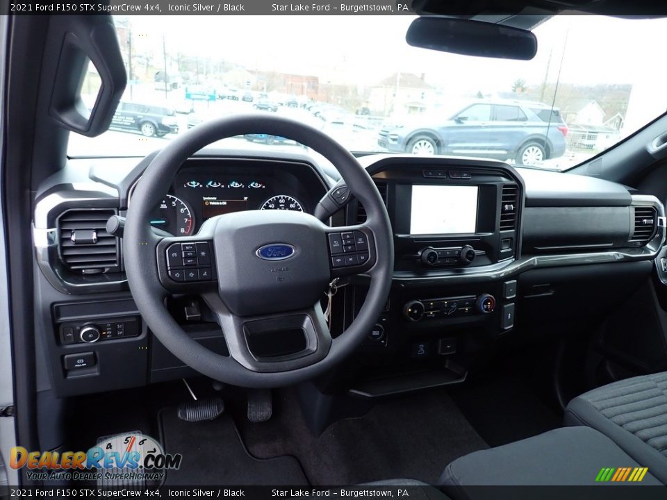 Dashboard of 2021 Ford F150 STX SuperCrew 4x4 Photo #11