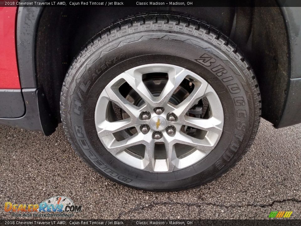 2018 Chevrolet Traverse LT AWD Cajun Red Tintcoat / Jet Black Photo #8