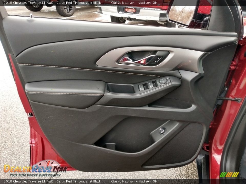 2018 Chevrolet Traverse LT AWD Cajun Red Tintcoat / Jet Black Photo #9
