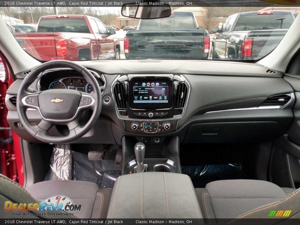 2018 Chevrolet Traverse LT AWD Cajun Red Tintcoat / Jet Black Photo #11