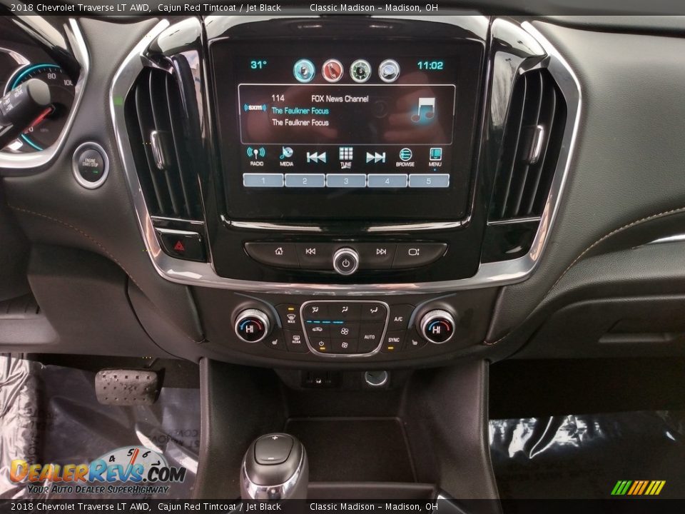 2018 Chevrolet Traverse LT AWD Cajun Red Tintcoat / Jet Black Photo #12