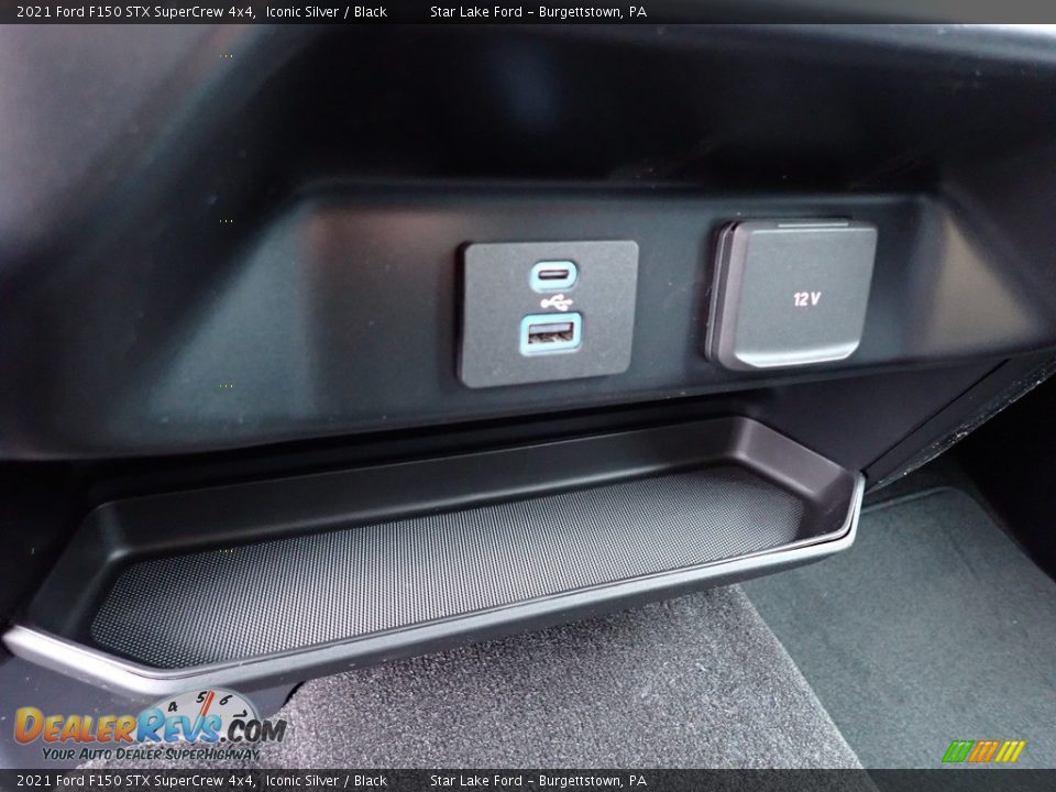 2021 Ford F150 STX SuperCrew 4x4 Iconic Silver / Black Photo #16