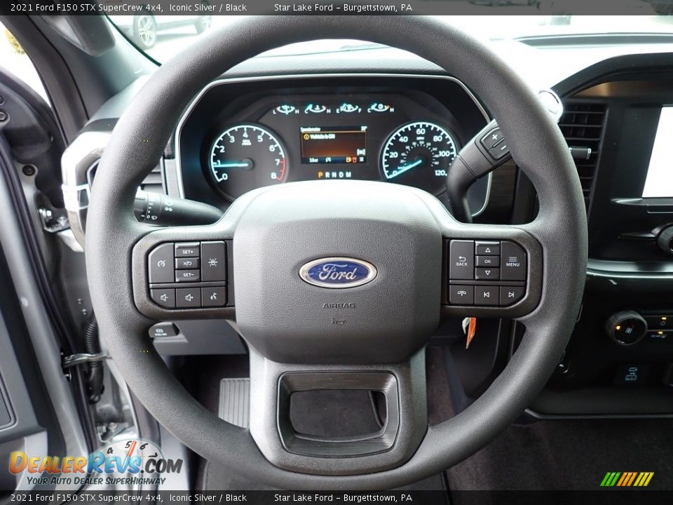 2021 Ford F150 STX SuperCrew 4x4 Steering Wheel Photo #17