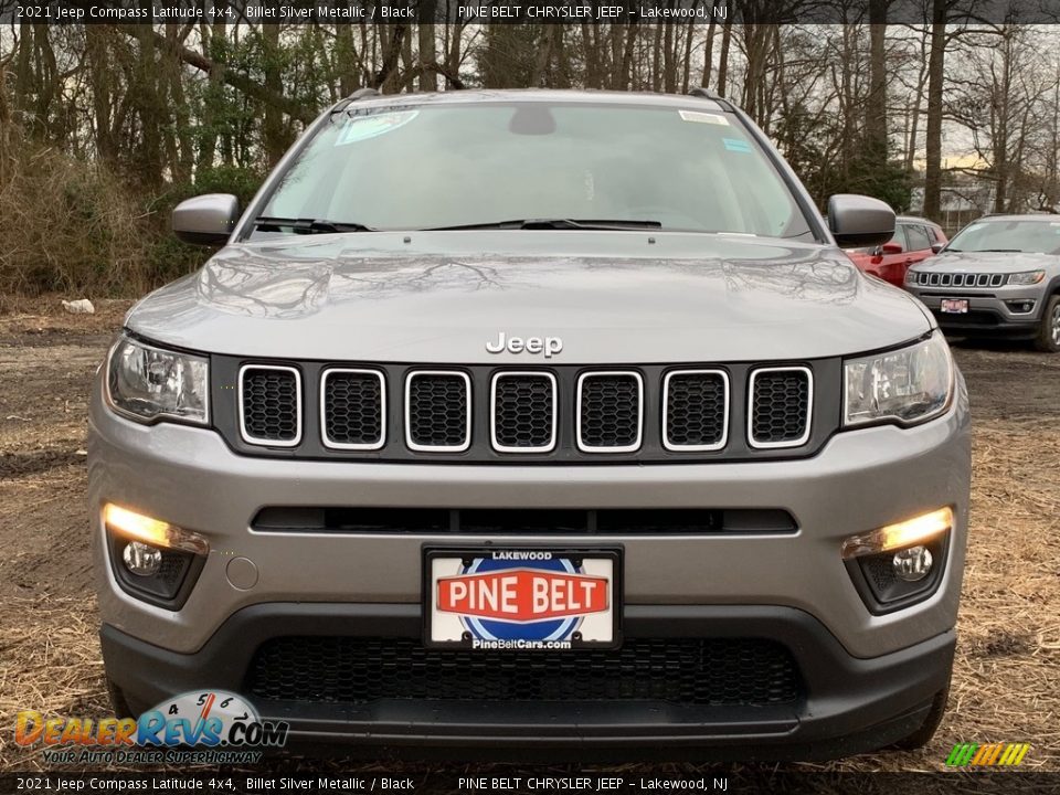 2021 Jeep Compass Latitude 4x4 Billet Silver Metallic / Black Photo #3