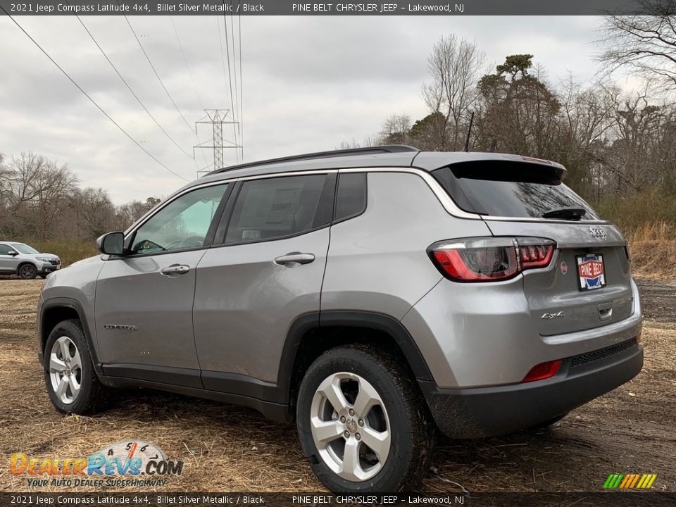 2021 Jeep Compass Latitude 4x4 Billet Silver Metallic / Black Photo #6