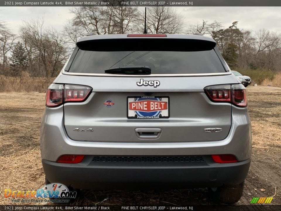 2021 Jeep Compass Latitude 4x4 Billet Silver Metallic / Black Photo #7