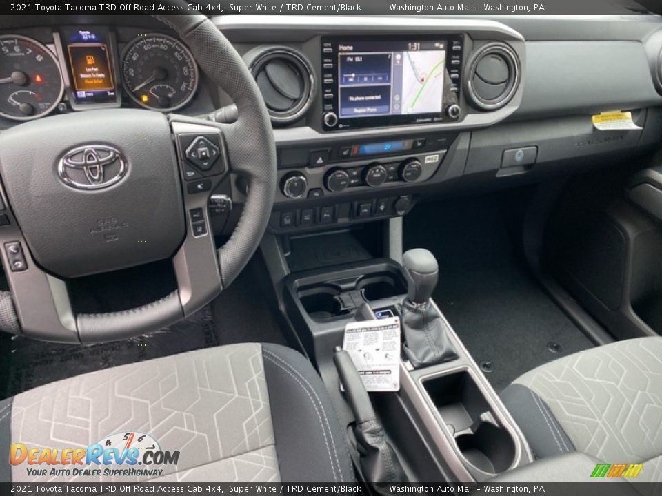 Dashboard of 2021 Toyota Tacoma TRD Off Road Access Cab 4x4 Photo #3