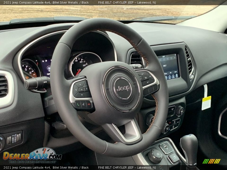 2021 Jeep Compass Latitude 4x4 Steering Wheel Photo #12