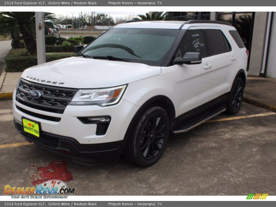 2019 Ford Explorer XLT Oxford White / Medium Black Photo #4