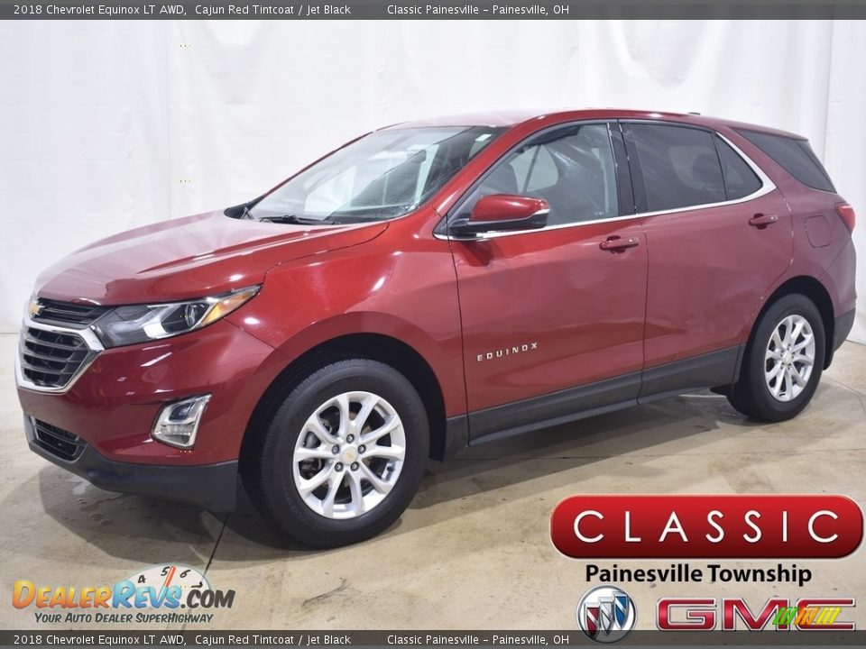 2018 Chevrolet Equinox LT AWD Cajun Red Tintcoat / Jet Black Photo #1