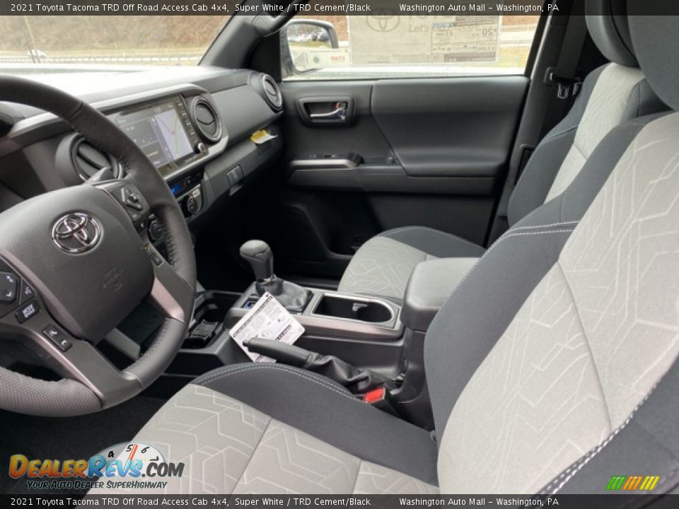 Front Seat of 2021 Toyota Tacoma TRD Off Road Access Cab 4x4 Photo #4