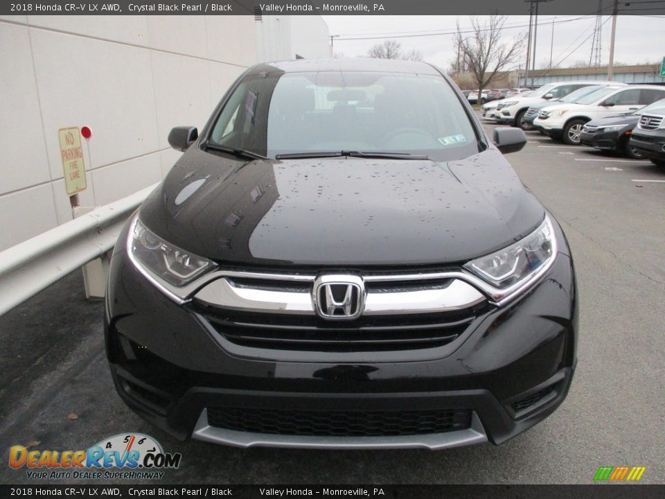 2018 Honda CR-V LX AWD Crystal Black Pearl / Black Photo #8