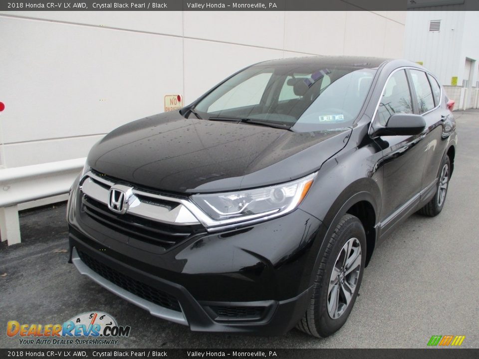 2018 Honda CR-V LX AWD Crystal Black Pearl / Black Photo #9