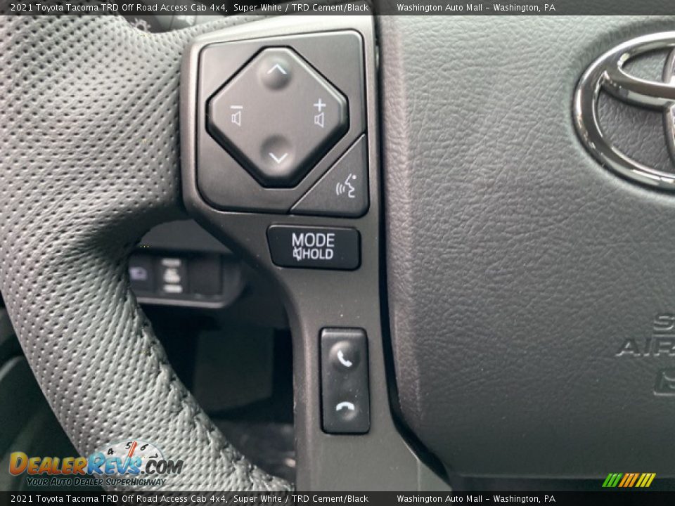 2021 Toyota Tacoma TRD Off Road Access Cab 4x4 Steering Wheel Photo #6