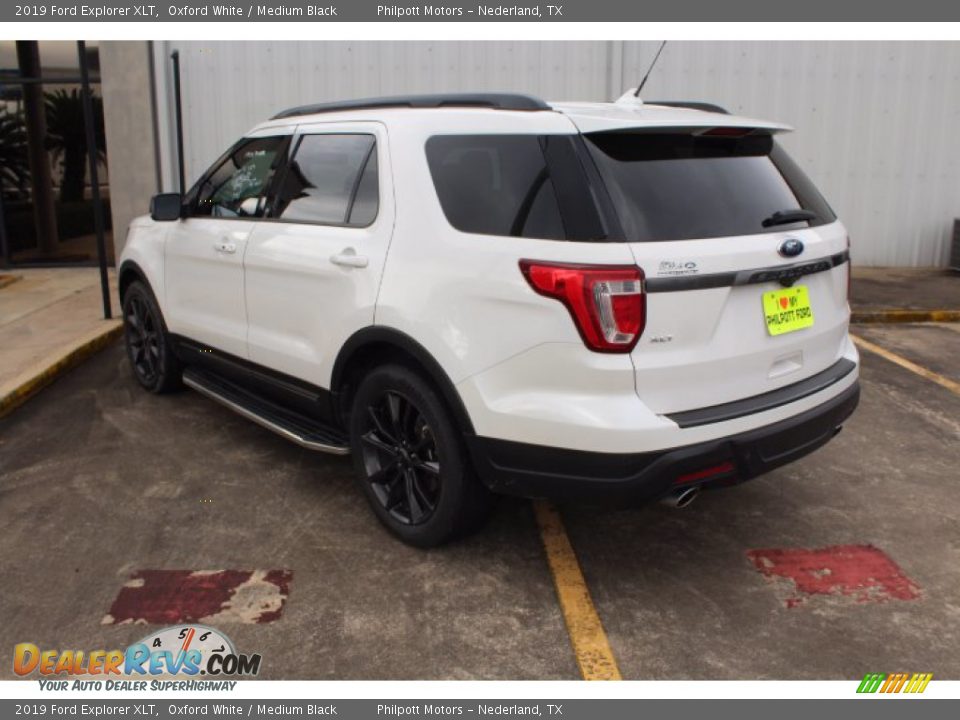 2019 Ford Explorer XLT Oxford White / Medium Black Photo #7