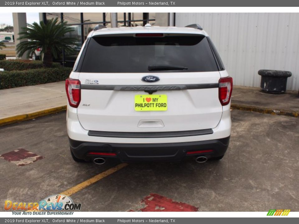 2019 Ford Explorer XLT Oxford White / Medium Black Photo #8