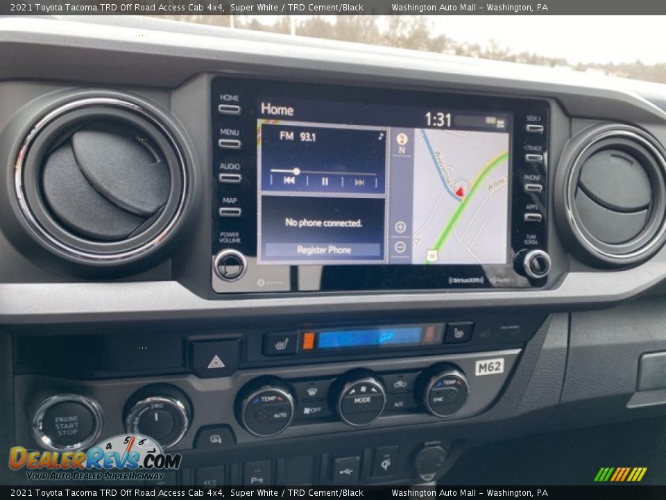 Navigation of 2021 Toyota Tacoma TRD Off Road Access Cab 4x4 Photo #8