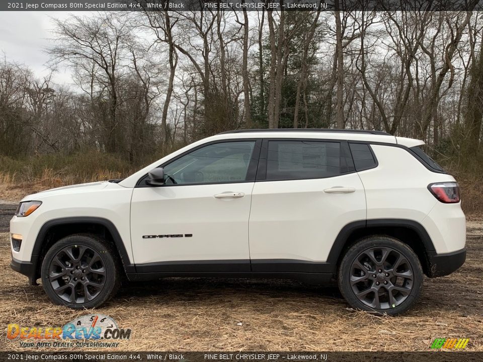 2021 Jeep Compass 80th Special Edition 4x4 White / Black Photo #4