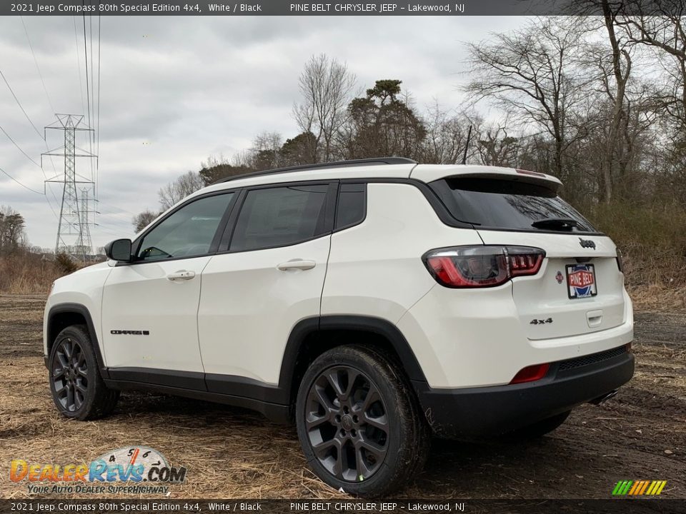 2021 Jeep Compass 80th Special Edition 4x4 White / Black Photo #6