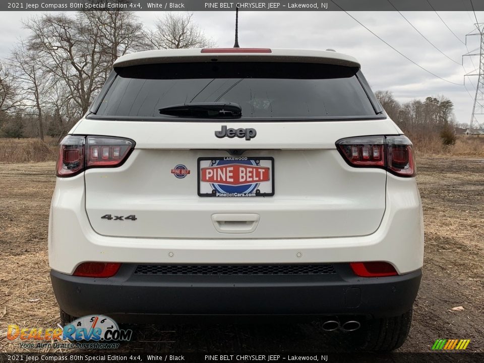 2021 Jeep Compass 80th Special Edition 4x4 White / Black Photo #7