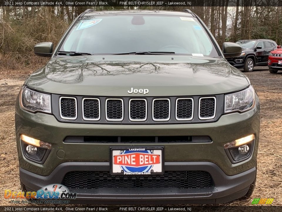 2021 Jeep Compass Latitude 4x4 Olive Green Pearl / Black Photo #3