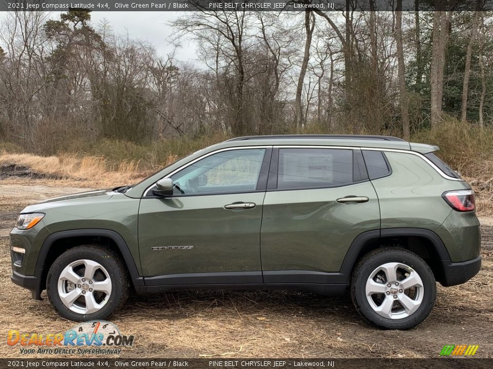 Olive Green Pearl 2021 Jeep Compass Latitude 4x4 Photo #4