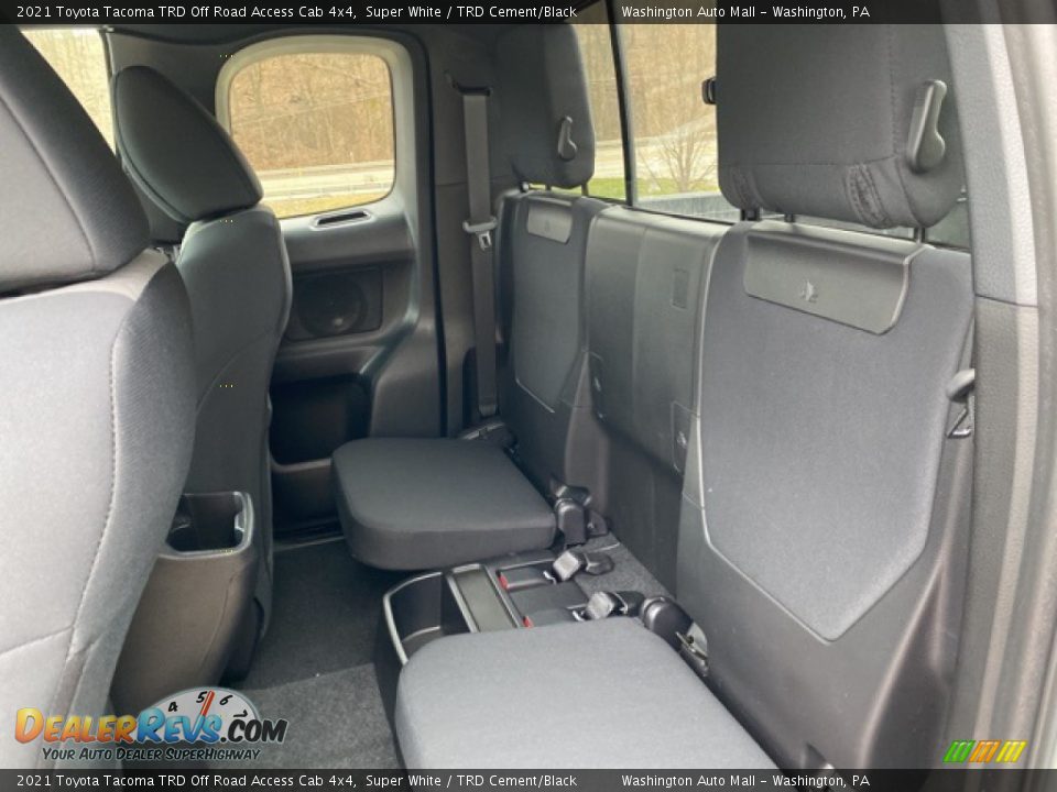 Rear Seat of 2021 Toyota Tacoma TRD Off Road Access Cab 4x4 Photo #27