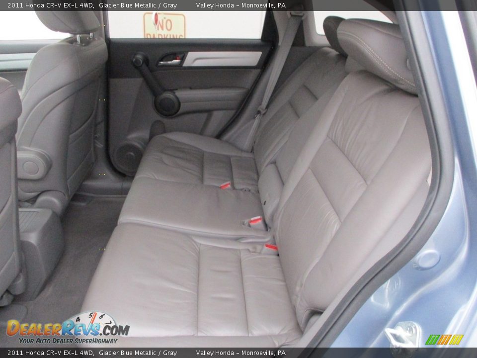 2011 Honda CR-V EX-L 4WD Glacier Blue Metallic / Gray Photo #13