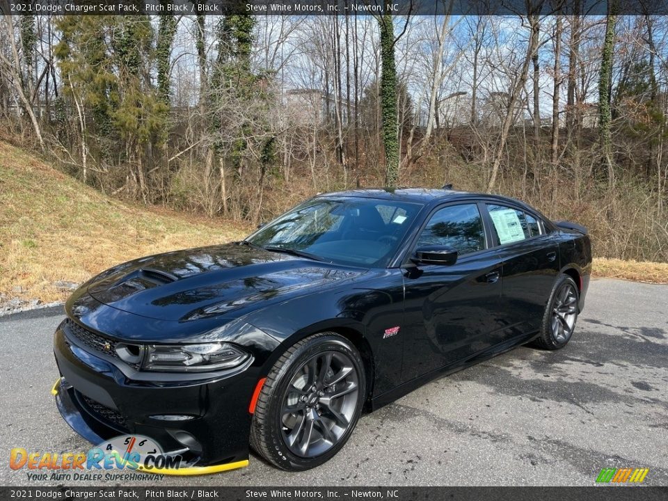 Pitch Black 2021 Dodge Charger Scat Pack Photo #2