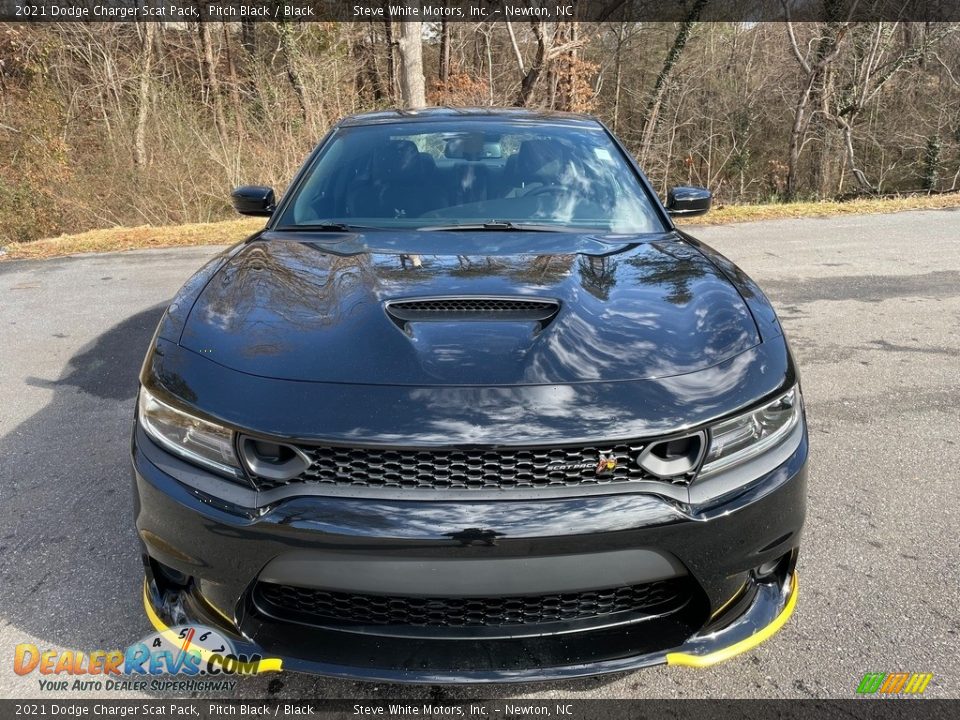 2021 Dodge Charger Scat Pack Pitch Black / Black Photo #3