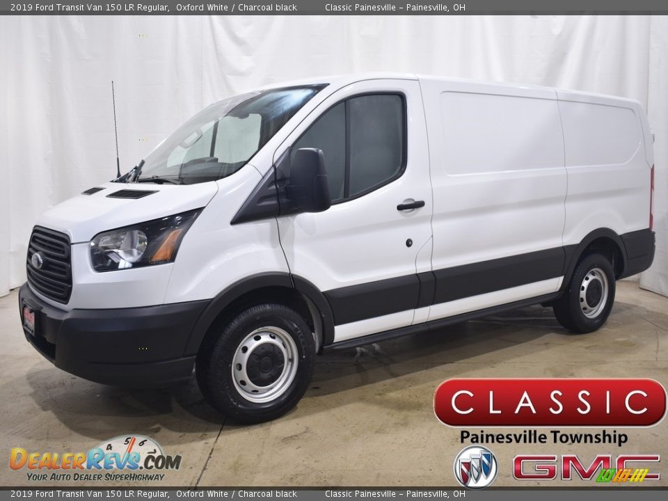 2019 Ford Transit Van 150 LR Regular Oxford White / Charcoal black Photo #1