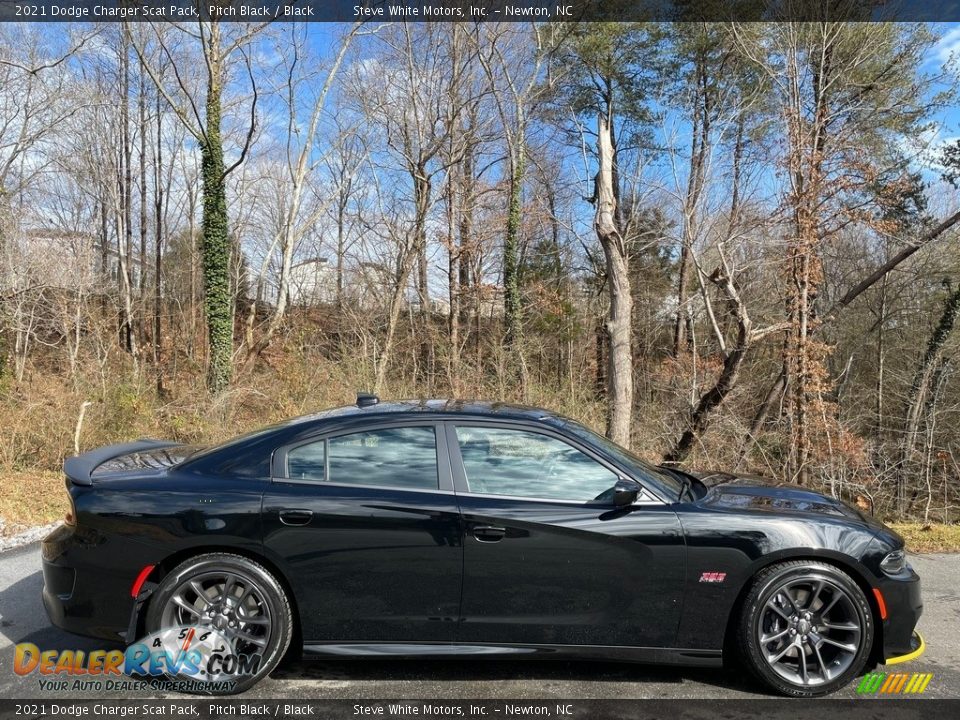 Pitch Black 2021 Dodge Charger Scat Pack Photo #5