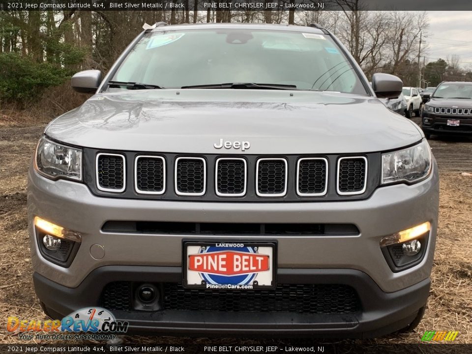 2021 Jeep Compass Latitude 4x4 Billet Silver Metallic / Black Photo #3